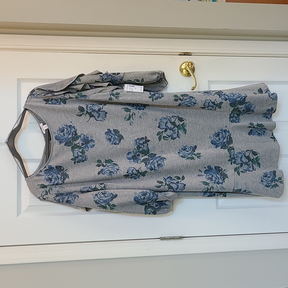 NWT Westport Grey Floral Dress Size 3X